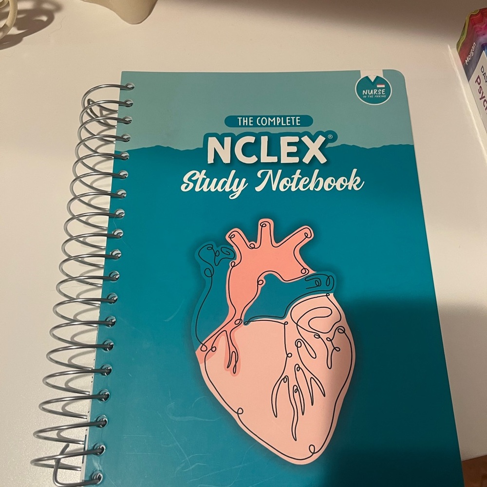 NCLEX Study Book/notebook from nurse in the making